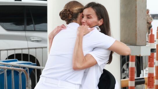 Reina Letizia y Princesa Leonor en Panam&aacute;
