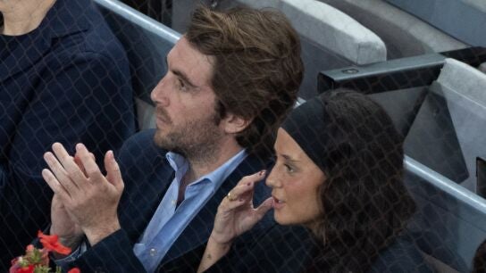 Borja Moreno y Victoria Federica en el Mutua Madrid Open