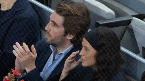 Borja Moreno y Victoria Federica en el Mutua Madrid Open Borja Moreno y Victoria Federica en el Mutua Madrid Open