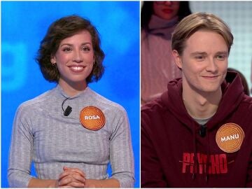 Rosa y Manu, concursantes de Pasapalabra