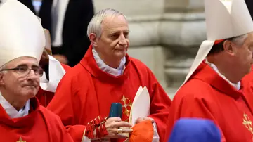 Imagen del cardenal Matteo Zuppi. Imagen del cardenal Matteo Zuppi.