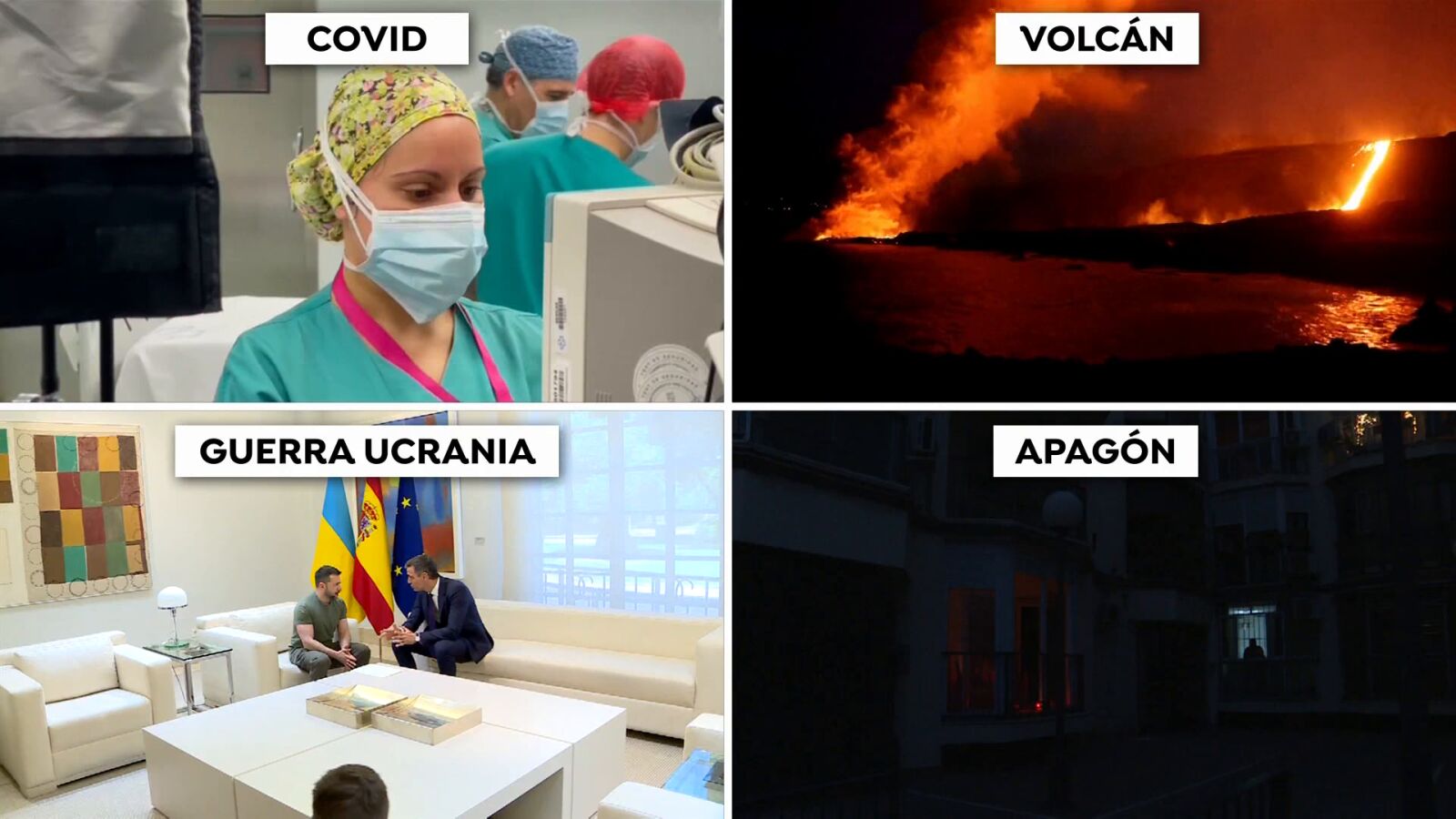 De la pandemia al apagón eléctrico, las numerosas crisis que le tocó gestionar a Pedro Sánchez