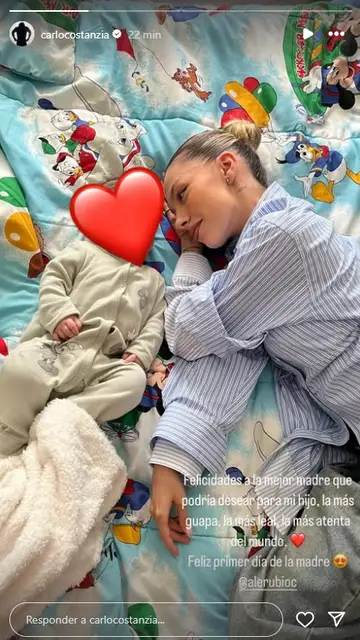 Carlo Costanzia felicita a Alejandra Rubio por el Día de la Madre Carlo Costanzia felicita a Alejandra Rubio por el Día de la Madre