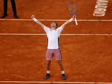 Ruud celebra su victoria en la final del Masters de Madrid Ruud celebra su victoria en la final del Masters de Madrid