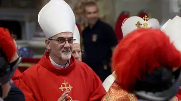 Imagen del cardenal Pierbattista Pizzaballa. Imagen del cardenal Pierbattista Pizzaballa.