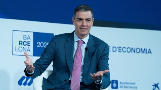 El presidente del Gobierno, Pedro S&aacute;nchez, durante la 40 Reuni&oacute; Cercle d'Economia