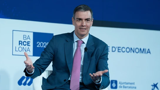 El presidente del Gobierno, Pedro Sánchez, durante la 40 Reunió Cercle d'Economia El presidente del Gobierno, Pedro Sánchez, durante la 40 Reunió Cercle d'Economia