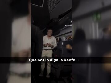 Los Morancos, atrapados en el tren.