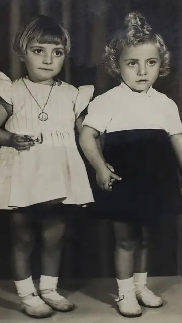 Las mellizas Delfina e Isolina Las mellizas Delfina e Isolina