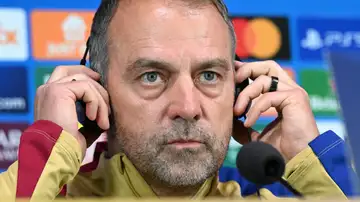 Hansi Flick en rueda de prensa Hansi Flick en rueda de prensa