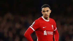 Trent Alexander-Arnold, en un partido con el Liverpool Trent Alexander-Arnold, en un partido con el Liverpool