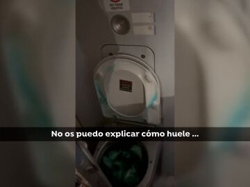 El estado de los baños de los trenes afectados en Toledo