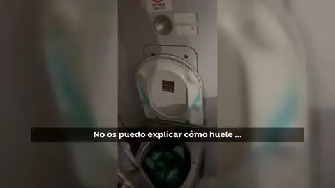 El estado de los baños de los trenes afectados en Toledo El estado de los baños de los trenes afectados en Toledo