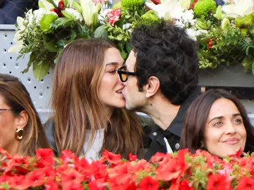 Blanca Suárez y Javier Rey en el Mutua Madrid Open Blanca Suárez y Javier Rey en el Mutua Madrid Open