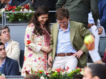 Jos&eacute; Luis Mart&iacute;nez Almeida y Teresa Urquijo, en Mutua Madrid Open