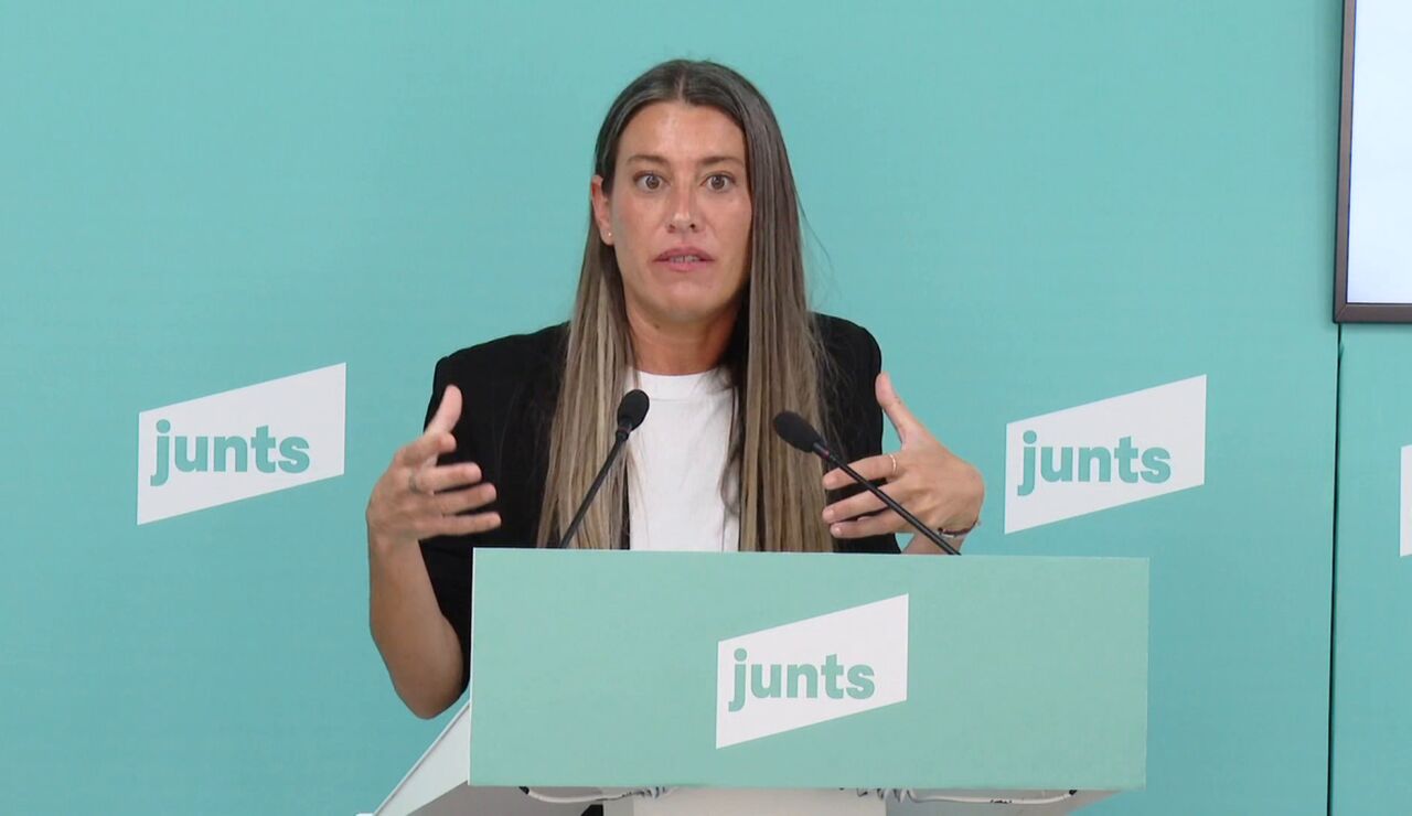Miriam Nogueras, portavoz de Junts