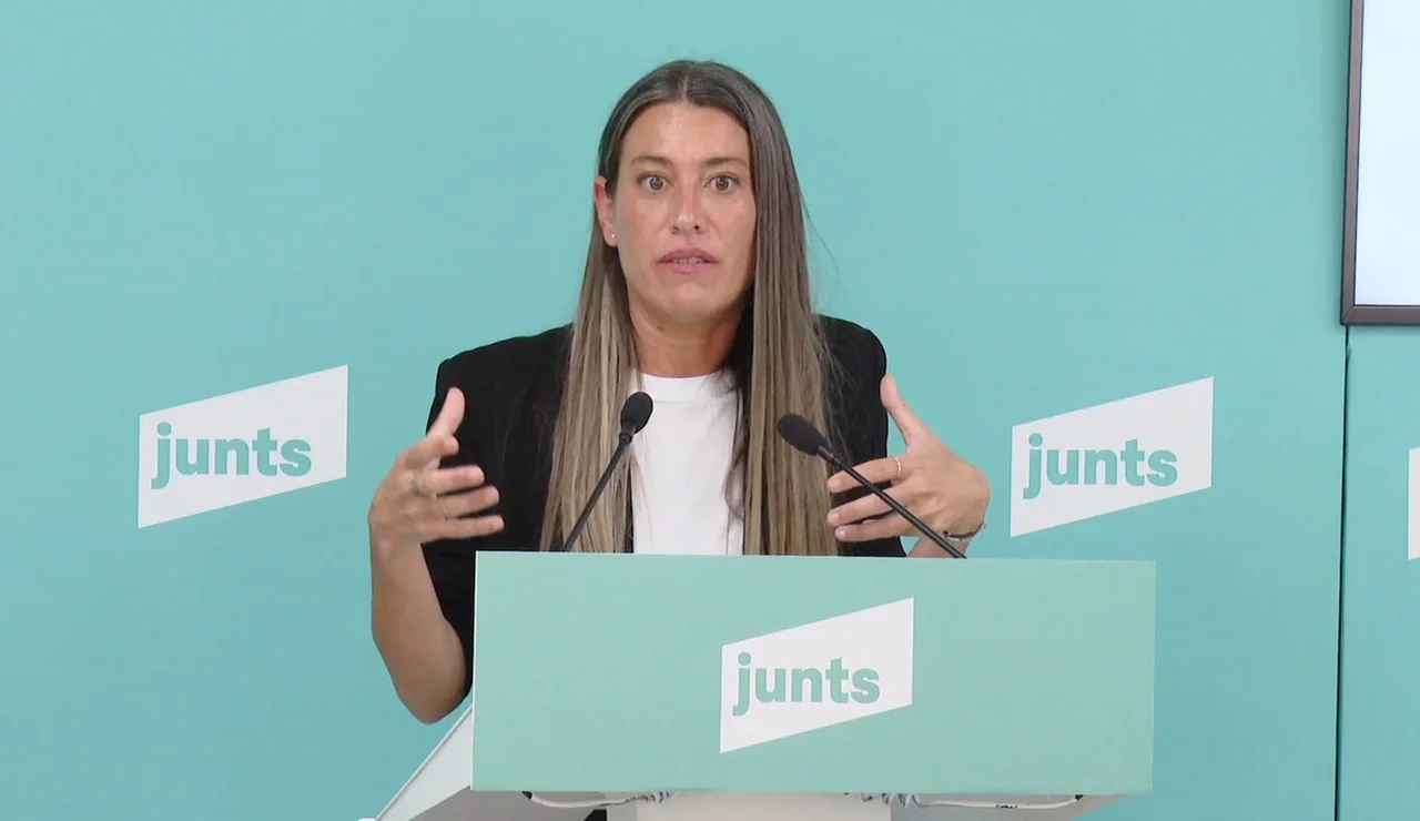 Miriam Nogueras, portavoz de Junts