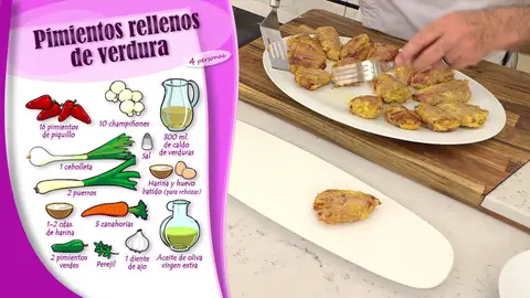 Ingredientes Pimientos rellenos de verdura Ingredientes Pimientos rellenos de verdura