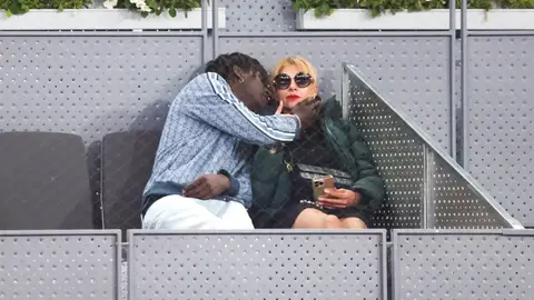 Nawja Nimri con su novio José Mendes Vieira Open de Tenis de Madrid Nawja Nimri con su novio José Mendes Vieira Open de Tenis de Madrid