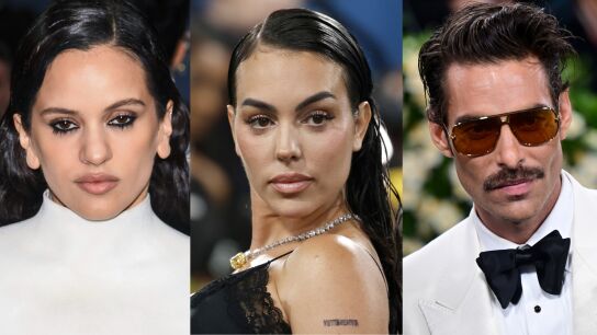 Rosal&iacute;a, Georgina Rodr&iacute;guez y Jon Kortajarena en la MET Gala 2025