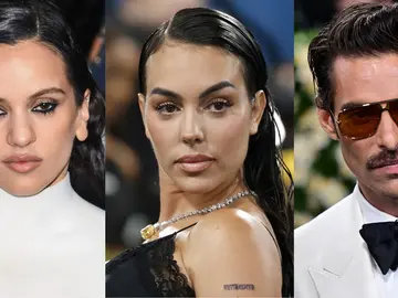 Rosalía, Georgina Rodríguez y Jon Kortajarena en la MET Gala 2025 Rosalía, Georgina Rodríguez y Jon Kortajarena en la MET Gala 2025