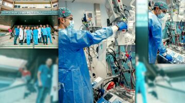 Primer trasplante de corazón e hígado 