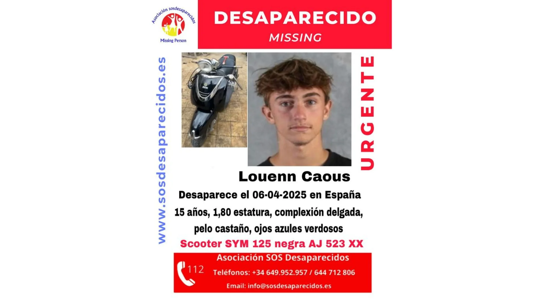 Desaparece un joven francés de 15 años tras cruzar la frontera con España en moto Desaparece un joven francés de 15 años tras cruzar la frontera con España en moto