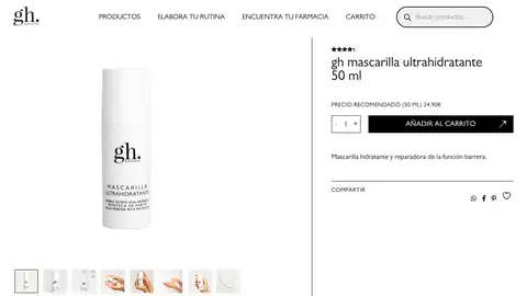 Mascarilla ultrahidratante de gh Mascarilla ultrahidratante de gh