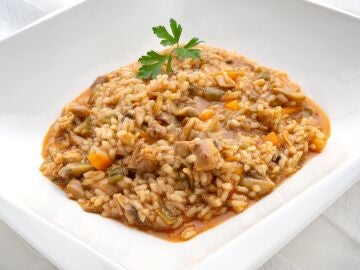 Arroz caldoso de pollo de Karlos Arguiñano