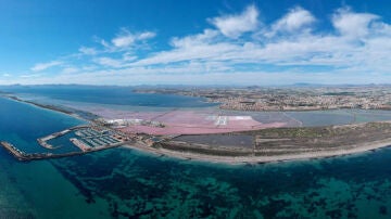 Vista del Litoral de San Pedro del Pinatar, Murcia