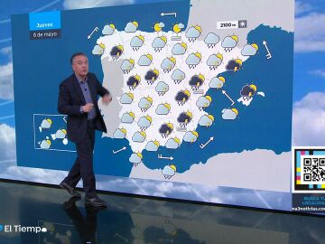 Roberto Brasero anuncia la llegada de dos danas: "Nuevas tormentas y granizadas"