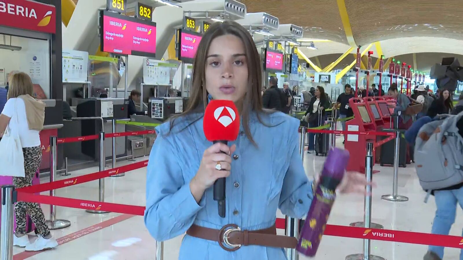 Pánico en el aeropuerto Madrid - Barajas por una plaga de insectos: 