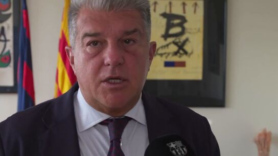 Laporta estalla contra el arbitraje de Marciniak en Mil&aacute;n