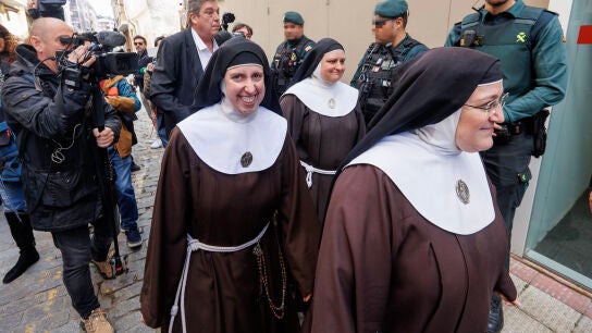 Las exreligiosas del convento de las Clarisas de Belorado