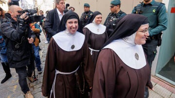 Las exreligiosas del convento de las Clarisas de Belorado