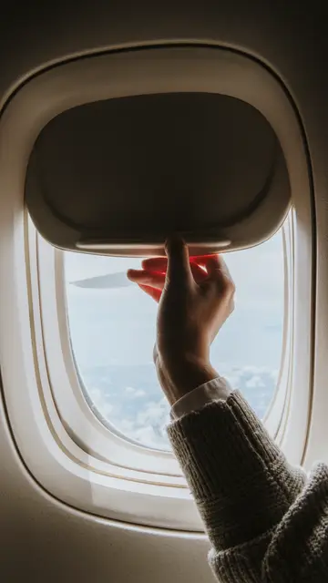 Ventana de avión Ventana de avión