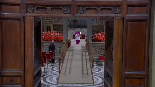Los cardenales comienzan su encierro para elegir al nuevo papa Los cardenales comienzan su encierro para elegir al nuevo papa