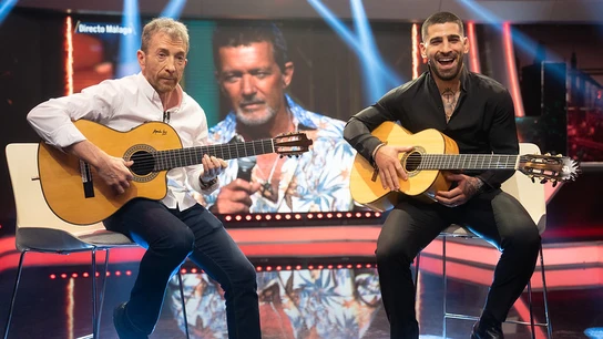 Pablo Motos e Ilia Topuria Pablo Motos e Ilia Topuria