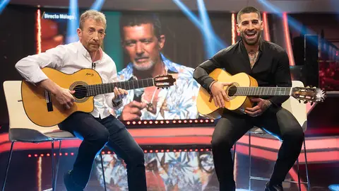 Pablo Motos e Ilia Topuria Pablo Motos e Ilia Topuria