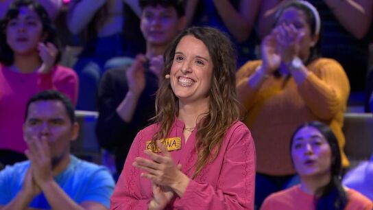 Cristina adelanta a Sara y se coloca la primera con 1.375 eurazos: &ldquo;Todo gracias a alguien del p&uacute;blico&rdquo;