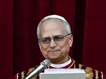 La primera bendición del papa León XIV La primera bendición del papa León XIV