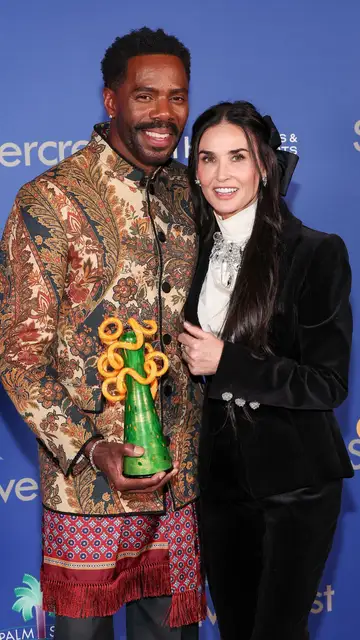 Colman Domingo y Demi Moore Colman Domingo y Demi Moore