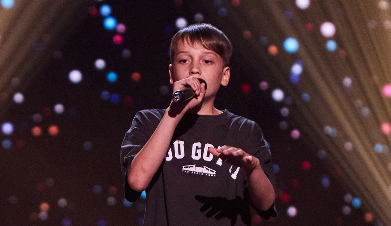 Este talent se echa a llorar tras ver cumplido su sueño de estar en La Voz Kids