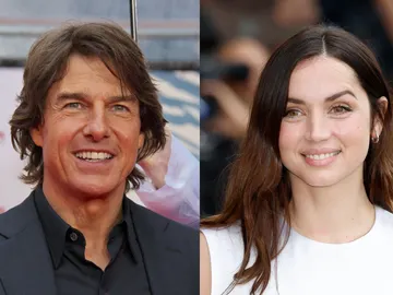 Montaje de Tom Cruise y Ana de Armas Montaje de Tom Cruise y Ana de Armas