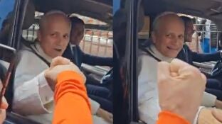 El papa, a un aficionado del mundo del f&uacute;tbol: "&iexcl;Forza Roma!"