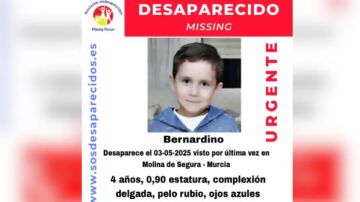 Niño desaparecido en Molina de Segura.