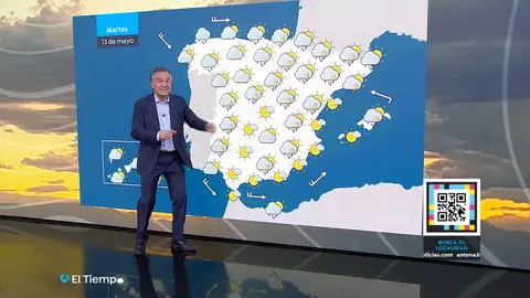 Del granizo al calor casi veraniego: Roberto Brasero detalla el cambio radical del tiempo Del granizo al calor casi veraniego: Roberto Brasero detalla el cambio radical del tiempo