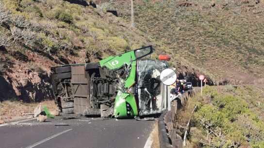 Accidente de autob&uacute;s