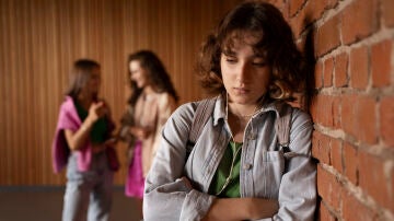 Una joven víctima de bullying