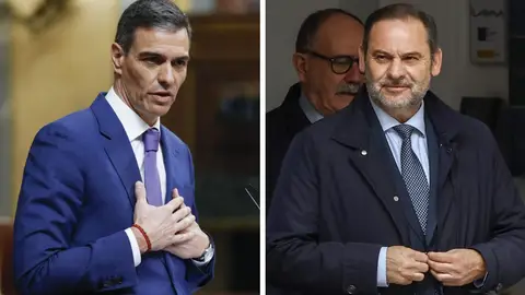 Pedro Sánchez y José Luis Ábalos Pedro Sánchez y José Luis Ábalos